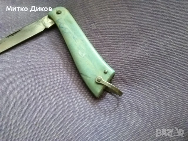 Старо ножче от соца руско без луфт 105х 81мм острие, снимка 3 - Ножове - 51093783