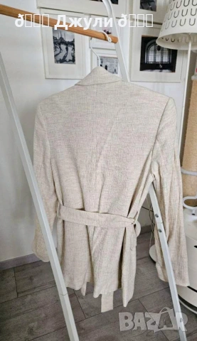 Ленено сако/ блейзър на Zara, снимка 9 - Сака - 53102533
