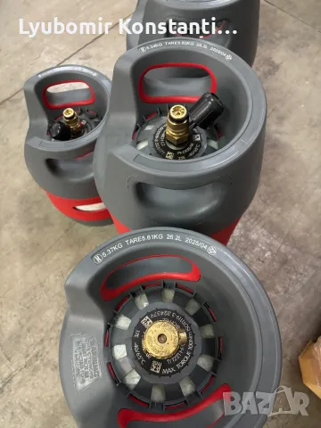 Композитни газови бутилки с ъглов кран и с jumbo клапан за каравани, снимка 2 - Други - 50068191