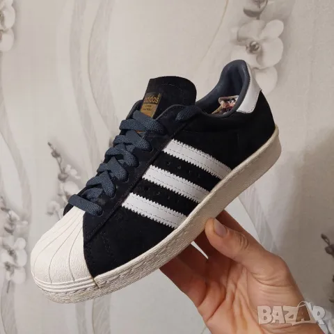 маратонки / кецове  Adidas Superstar 80s номер 38 велур, снимка 8 - Маратонки - 47918459