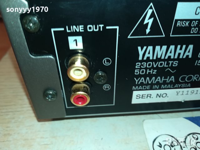 YAMAHA CDX-10 ВНОС SWISS 3101241601, снимка 13 - Ресийвъри, усилватели, смесителни пултове - 44066413