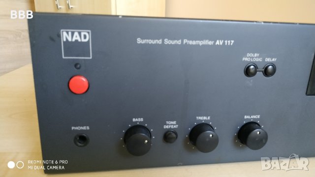 NAD AV 117 Surround Предусилвател, снимка 2 - Ресийвъри, усилватели, смесителни пултове - 38527342