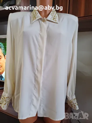 стилна риза с бродерия р-р М 