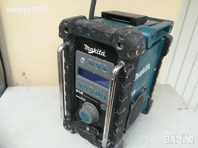 makita profi radio-ЗДРАВО-без батерия-внос англия, снимка 4 - Радиокасетофони, транзистори - 28413549