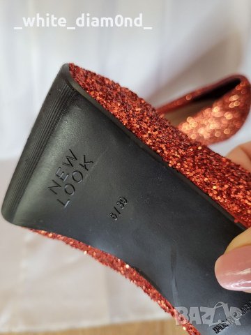 Бутикови дамски обувки на ток номер 39, снимка 2 - Дамски обувки на ток - 37388814