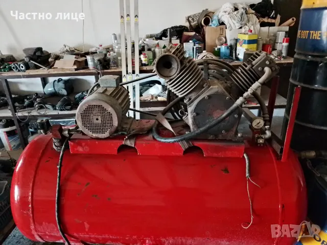 2 бр трифазен компресор за въздух УК-25 200л и 400л, снимка 2 - Други машини и части - 49072268