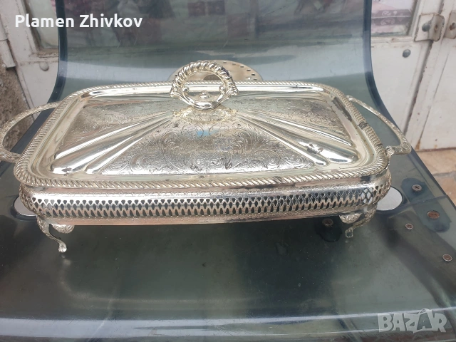 металени лъскави съдове два броя , снимка 2 - Съдове за готвене - 53506121