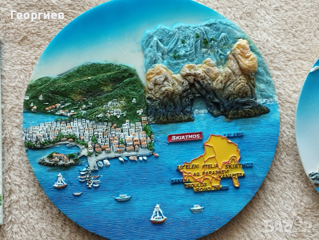 Голями и по малки сувенири-магнити от острови на Гърция, снимка 12 - Декорация за дома - 22848394