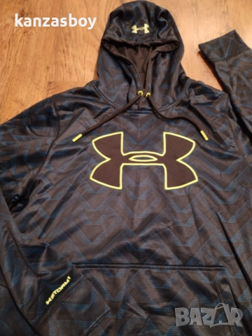 Under Armour Men's Armour Fleece Graphic Hoodie - мъжки суичър M, снимка 2 - Спортни дрехи, екипи - 52967283