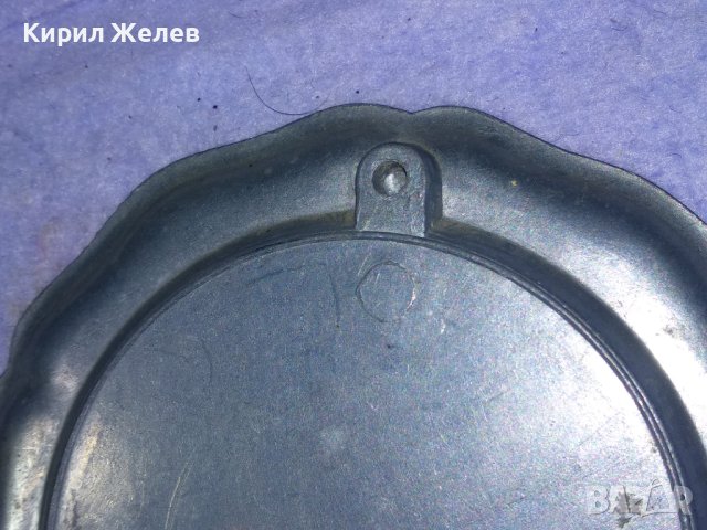 СТАРА КОЛЕКЦИОНЕРСКА ЧИНИЙКА За СТЕНА с ПТИЦА - ЦИНК с ЩЕМПЕЛ АНГЕЛЧЕ 41550, снимка 8 - Колекции - 43650778