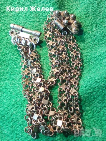 Стара ВЪЗРОЖДЕНСКА ФИЛИГРАННА ГРИВНА с ЩИФТ СРЕБРО ВИСОКА ПРОБА УНИКАЛНА КУЮМДЖИЙСКА ИЗРАБОТКА 48795, снимка 15 - Антикварни и старинни предмети - 48476681