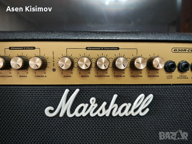 Marshall G30R CD , снимка 8 - Ресийвъри, усилватели, смесителни пултове - 53579497