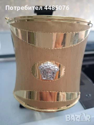 ЗЛАТНА ДАМСКА ГРИВНА ВЕРСАЧЕ БЕЛЕЗНИК  14.К., снимка 2 - Гривни - 51024957