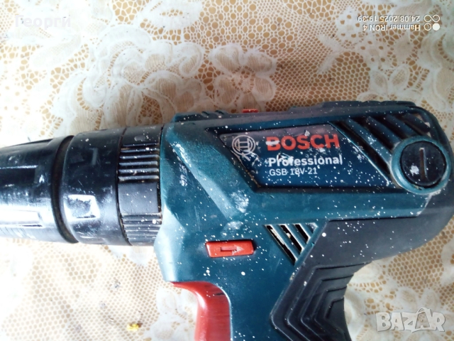 Винтоверт BOSCH Professional GSB 18V-21 тяло/боди, снимка 3 - Винтоверти - 51476178