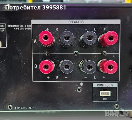 Стерео усилвател Sony, mod.TA-F419R

, снимка 13 - Ресийвъри, усилватели, смесителни пултове - 48871805