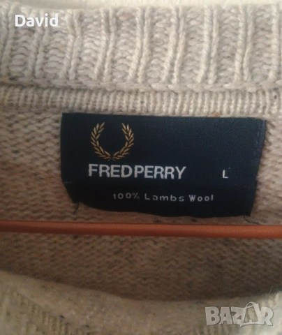 Оригинална мъжка блуза Fred Perry, снимка 4 - Блузи - 51717120