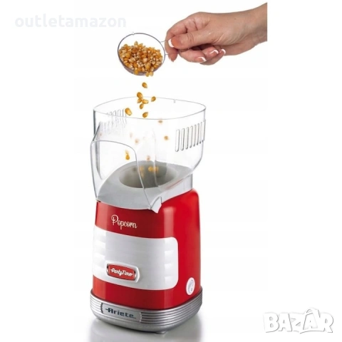 Машина за пуканки с горещ въздух Ariete PARTY TIME 2956/00, 1100W, снимка 2 - Други - 53503231
