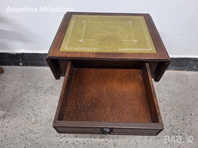 Антична маса с естествена кожа , снимка 3 - Маси - 51618951