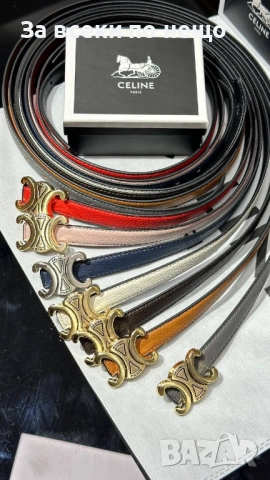 Celine Унисекс Колан Естествена Кожа🔝Мъжки Колан Селин 🔝Дамски Колан - Различни Цветове Код SK30