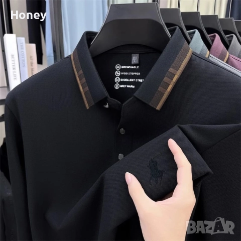 Мъжка тениска с якичка