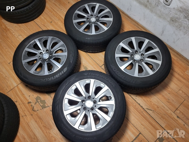 Джанти 17" 5х112 ОЕ Mercedes летни гуми 225/60/17 Hankook