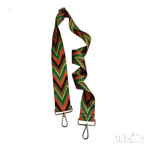 Дръжка за чанта, текстилни дръжки за чанти, Шарени дръжки за чанти, Дълги дръжки за чанти , снимка 9 - Чанти - 33412069