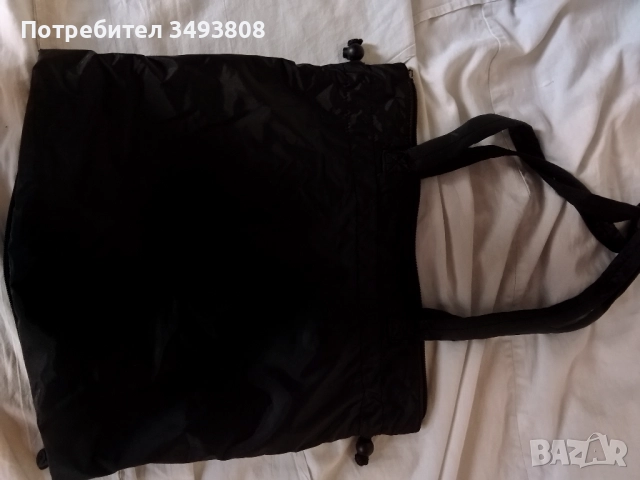 Черна  мъжка чанта с презрамки от шушляк , снимка 4 - Чанти - 51699516