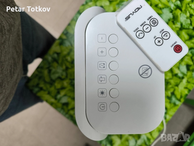 Керамична печка Ровус с дистанционно , снимка 3 - Отоплителни печки - 52319136