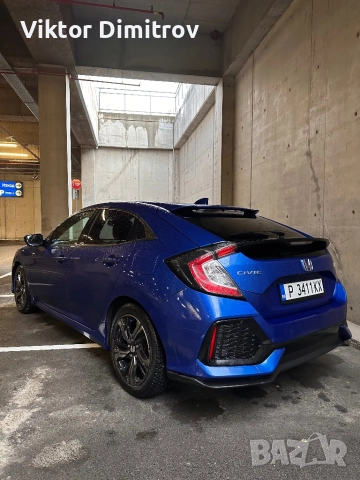Honda Civic X 2018г автоматик, снимка 5 - Автомобили и джипове - 52451487
