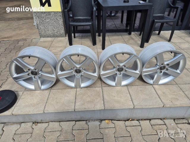 4бр.Оригинални Джанти Ауди А4/B8/Q5-17 цола , снимка 4 - Гуми и джанти - 51892811