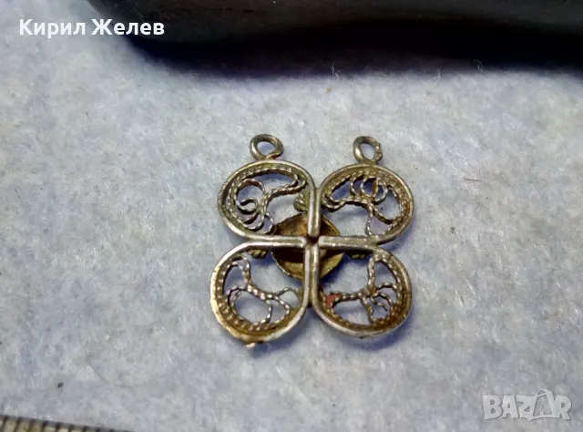 СТАРИННА ФИЛИГРАННА СРЕБЪРНА ВИСУЛКА НАКИТ УКРАШЕНИЕ СРЕБРО ВИСОКА ПРОБА РЪЧНА ИЗРАБОТКА 29073, снимка 2 - Антикварни и старинни предмети - 49522644