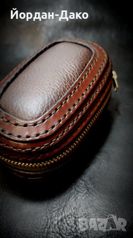 Калъф за ключове /кейс/от естествена кожа ръчна изработка, снимка 13 - Портфейли, портмонета - 43535632