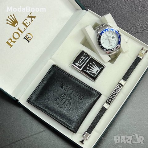 💥🆕Rolex уникални мъжки подаръчни комплекти / различни цветове🆕💥, снимка 13 - Бижутерийни комплекти - 43573552
