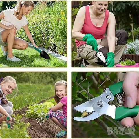 Комплект градински инструменти 5 в 1 с куфар – всичко необходимо за засаждане и поддръжка, снимка 4 - Градински инструменти - 53051445