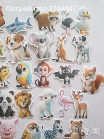Стикери Сладки животни, снимка 2 - Игри и пъзели - 50476087