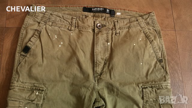 SUPERDRY Stretch Trouser Размер 33/34 еластичен панталон 10-51, снимка 3 - Панталони - 43122068