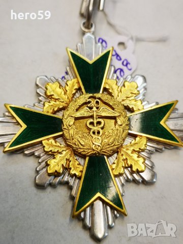 RRR-Изключително рядък немски орден 3 райх/20 години служба в митническа служба,сребро,емайл/, снимка 2 - Колекции - 33563411