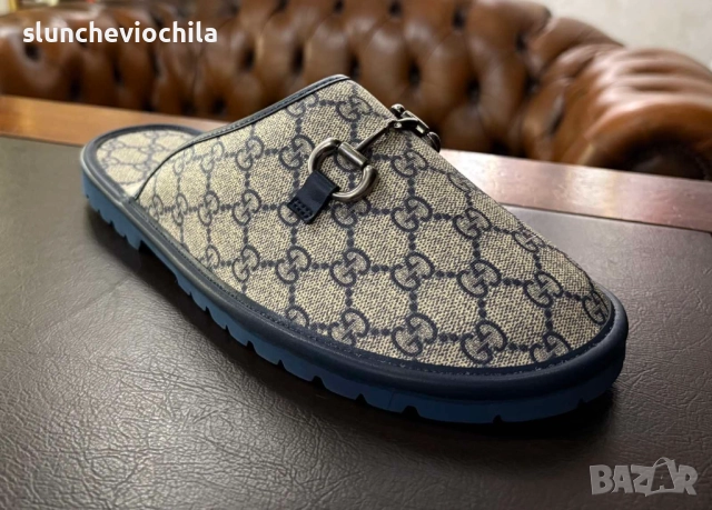 Gucci Men's Mules, снимка 2 - Мъжки чехли - 51688644