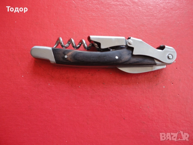 Сервитьорска отварачка тирбушон нож Kempinski 3 в 1, снимка 6 - Ножове - 52673468