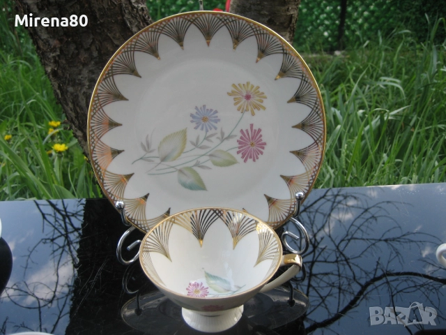 Баварски винтидж сет, снимка 5 - Чаши - 51497813