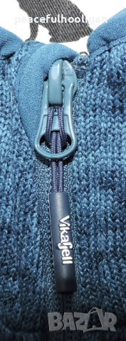 Vikafjell Mens Outdoor 1/4 Zip Pullover Sweater Polar Fleece Blue Size XL, снимка 12 - Пуловери - 52948895
