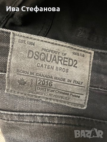Dsquared2 100 % оригинални нови мъжки дънки дънкени дънкови панталони , снимка 9 - Дънки - 43341943