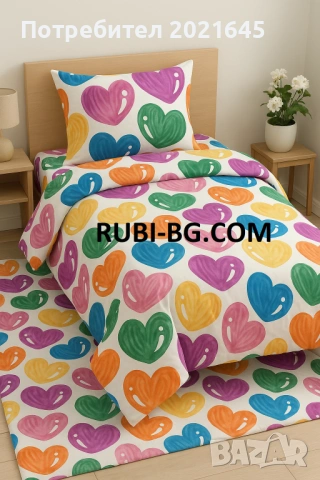 Спален комплект за единично легло, снимка 3 - Спално бельо - 53054097