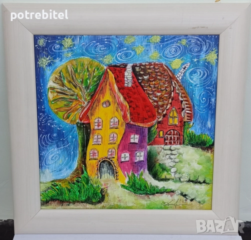 Картина СПОМЕН - Акрил - за 40 €вро, снимка 5 - Картини - 52931346