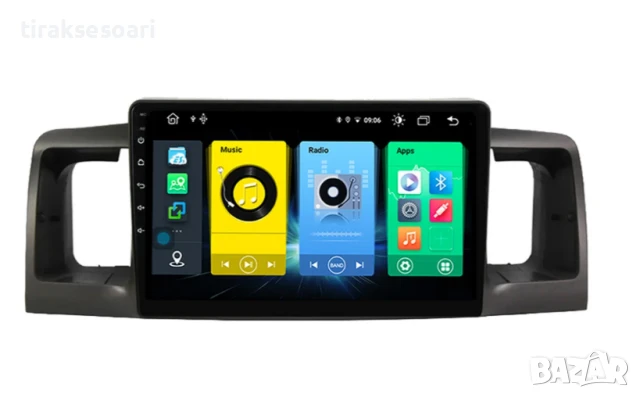Мултимедия Android CarPlay за Toyota Corolla + ПОДАРЪК Камера, снимка 2 - Аксесоари и консумативи - 50720381