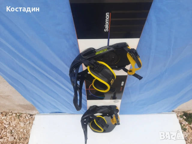 Сноуборд 155см. Salomon Huck Knife RTL Wide с автомати, снимка 8 - Зимни спортове - 53205887