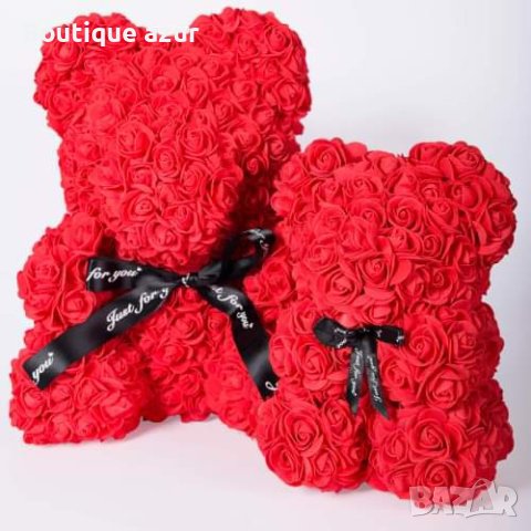 червено мече от рози , снимка 1 - Подаръци за жени - 43989217