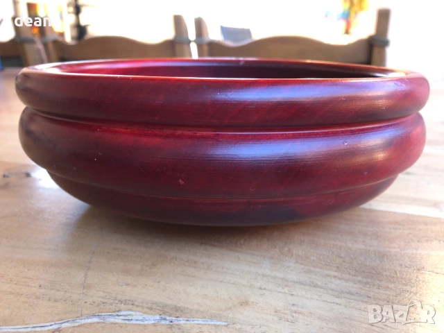 Дървена купа, снимка 4 - Декорация за дома - 53538614