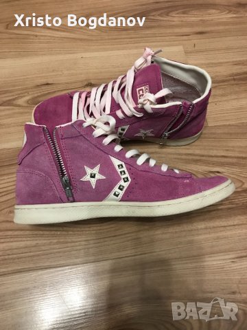 Дамски велурени кецове ,,Converse” номер 41, снимка 3 - Кецове - 32869445