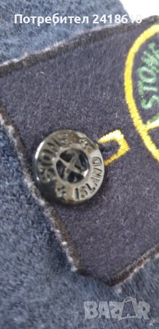 Stone Island Cotton Knit V - Neck Mens Size L ОРИГИНАЛ! Мъжки памучен Пуловер!, снимка 14 - Пуловери - 43477958